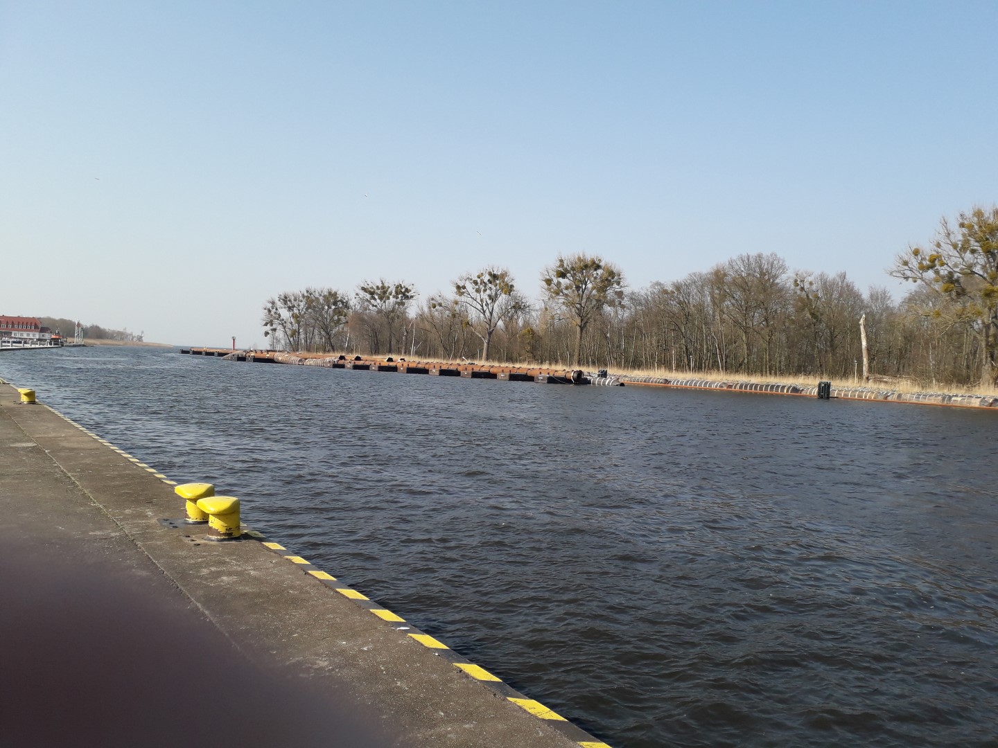 Prace na torze wodnym Szczecin-Świnoujście